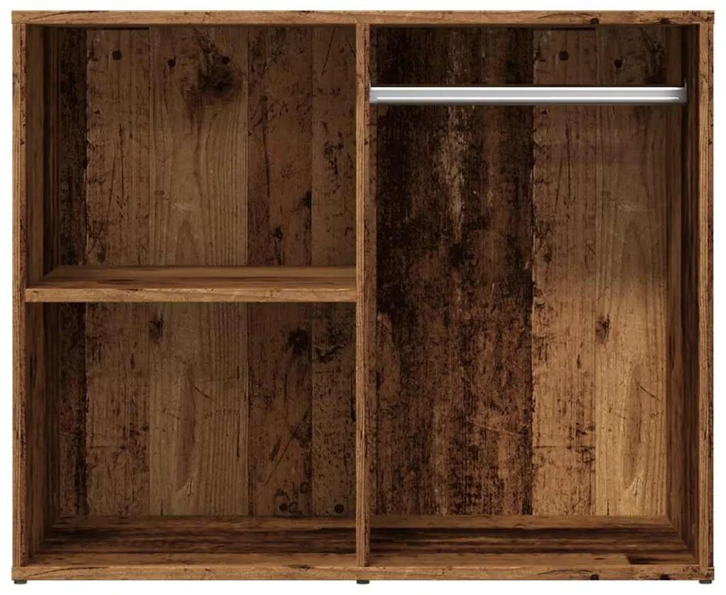 antik fa szerelt fa pipereszekrény 80 x 40 x 65 cm