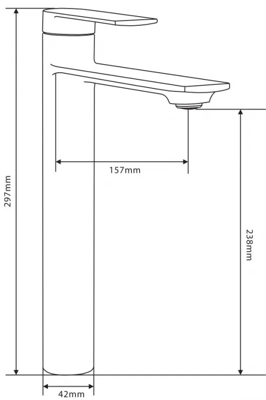 Mexen Zero R62 fürdőszett, fekete, 71113R62-70