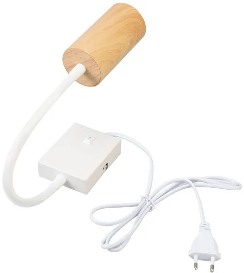 Brilagi - Rugalmas fali lámpa SELE 1xGU10/30W/230V fehér/tölgy dekor