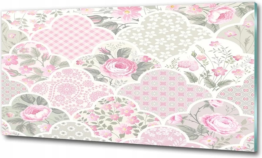 Fotótapéta üvegfalra Tavaszi virágok 125x50