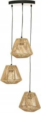 Jily Rattan hármas függőlámpa