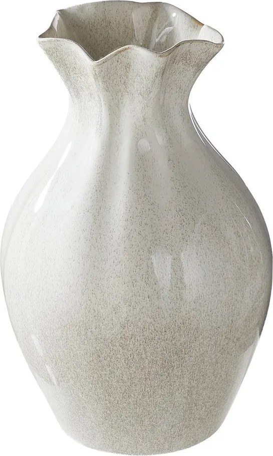 SELINA kerámia váza 35 cm, fehér