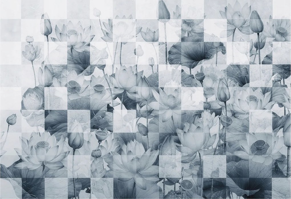 Fotótapéta Flizelin Hálószoba és Nappali tapéta Lótusz virágok 152x104