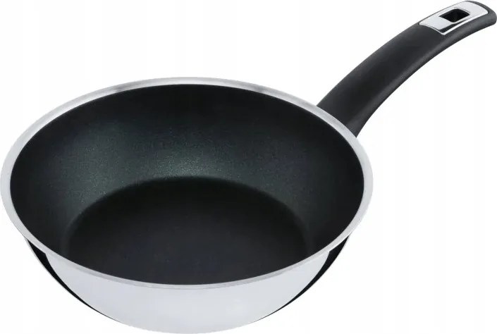 Kolimax Flonax Comfort serpenyő 22 cm fogantyúval, magas, fekete