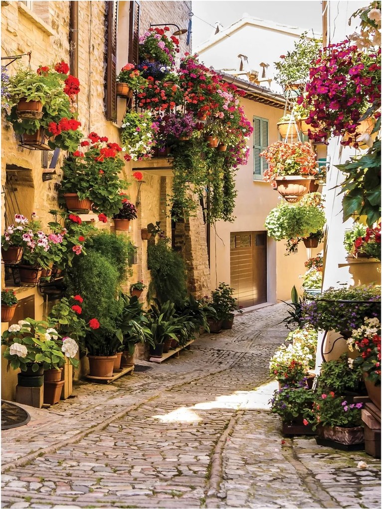 Fotótapéta Olasz Utca Sikátor Vinil 3D 184x254