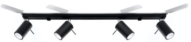 Etna 4L fekete mennyezeti lámpa - Sollux