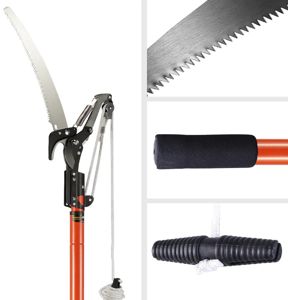 MOREL teleszkópos fűrészolló, 2,6m, narancs Gardebruk