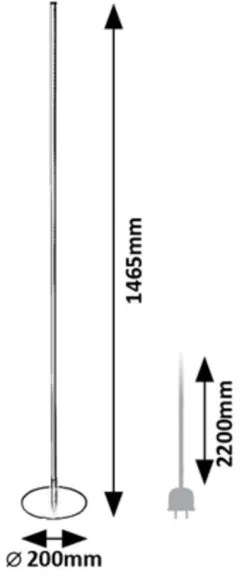 Rabalux 74005 - LUIGI LED állólámpa 18W 230V 3000K