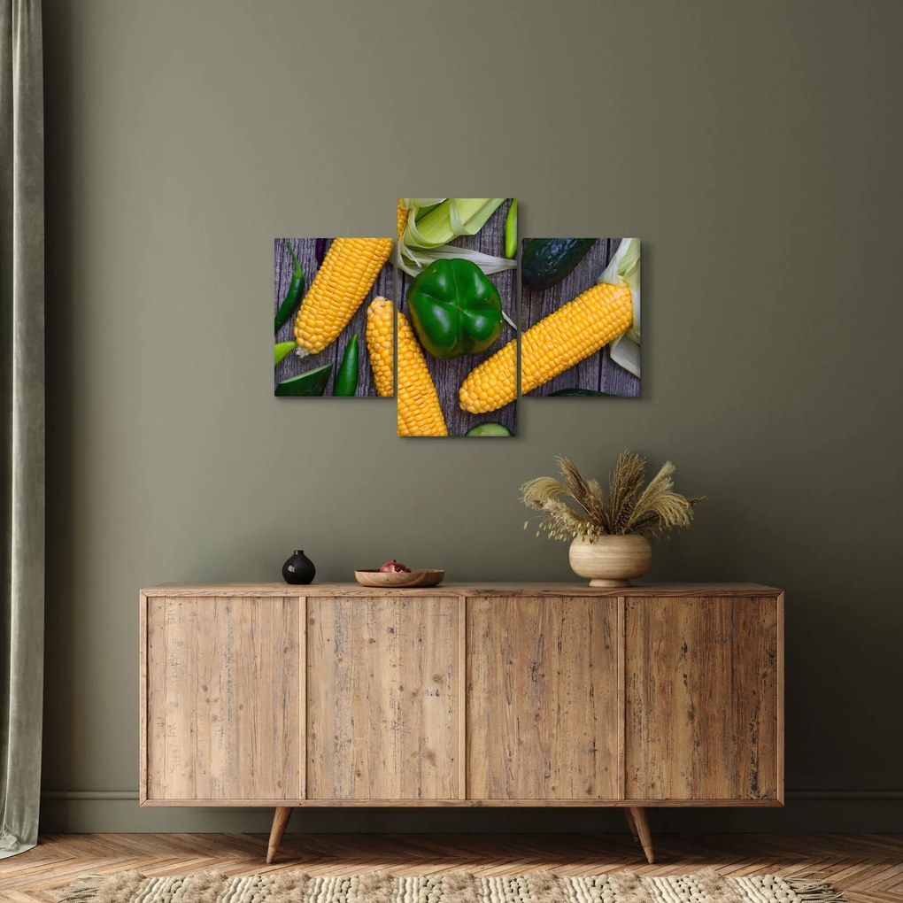 Zöldség képe (90x60 cm)