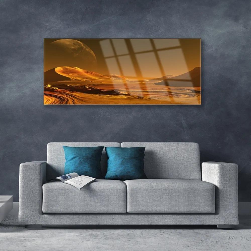 Akril üveg kép Desert Landscape Tér 125x50 cm