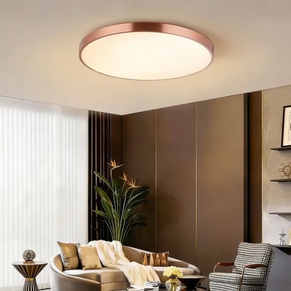 Immax NEO 07323L-LED Fényerőszabályozható mennyezeti lámpa SEMPLICI 96W/230V Ø80 cm Wi-Fi Tuya rózsaszín + távirányító