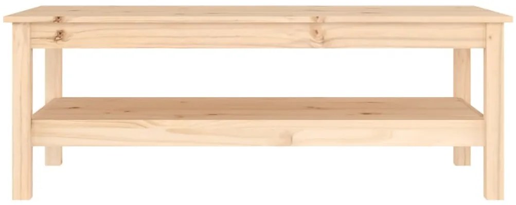 Tömör fenyőfa dohányzóasztal 110 x 50 x 40 cm