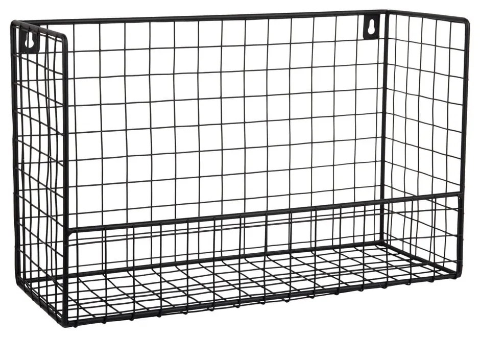 Fekete acél fali polc 40 cm Reja – PT LIVING