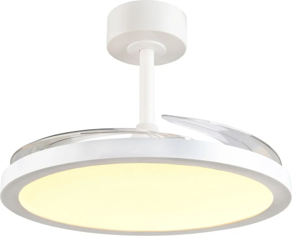TRIO R64452131 KASFJORD Ventilátoros lámpa Fehér LED IP20