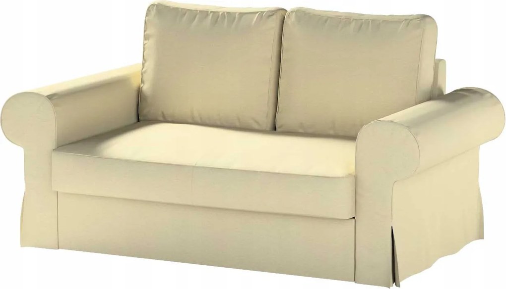 Dekoria Backabro 2 személyes összecsukható kanapé huzat Ikea fehér