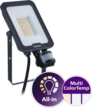 Philips-LED reflektor érzékelővel LEDINAIRE ALL-IN LED/30W/230V 3000/4000/6500K IP65