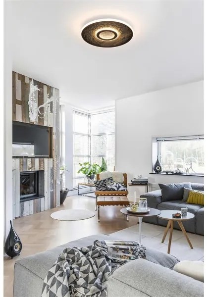 Searchlight 80780-46BK - LED dimmelhető mennyezeti lámpa LUMADISC LED/20W/230V átm. 41 cm