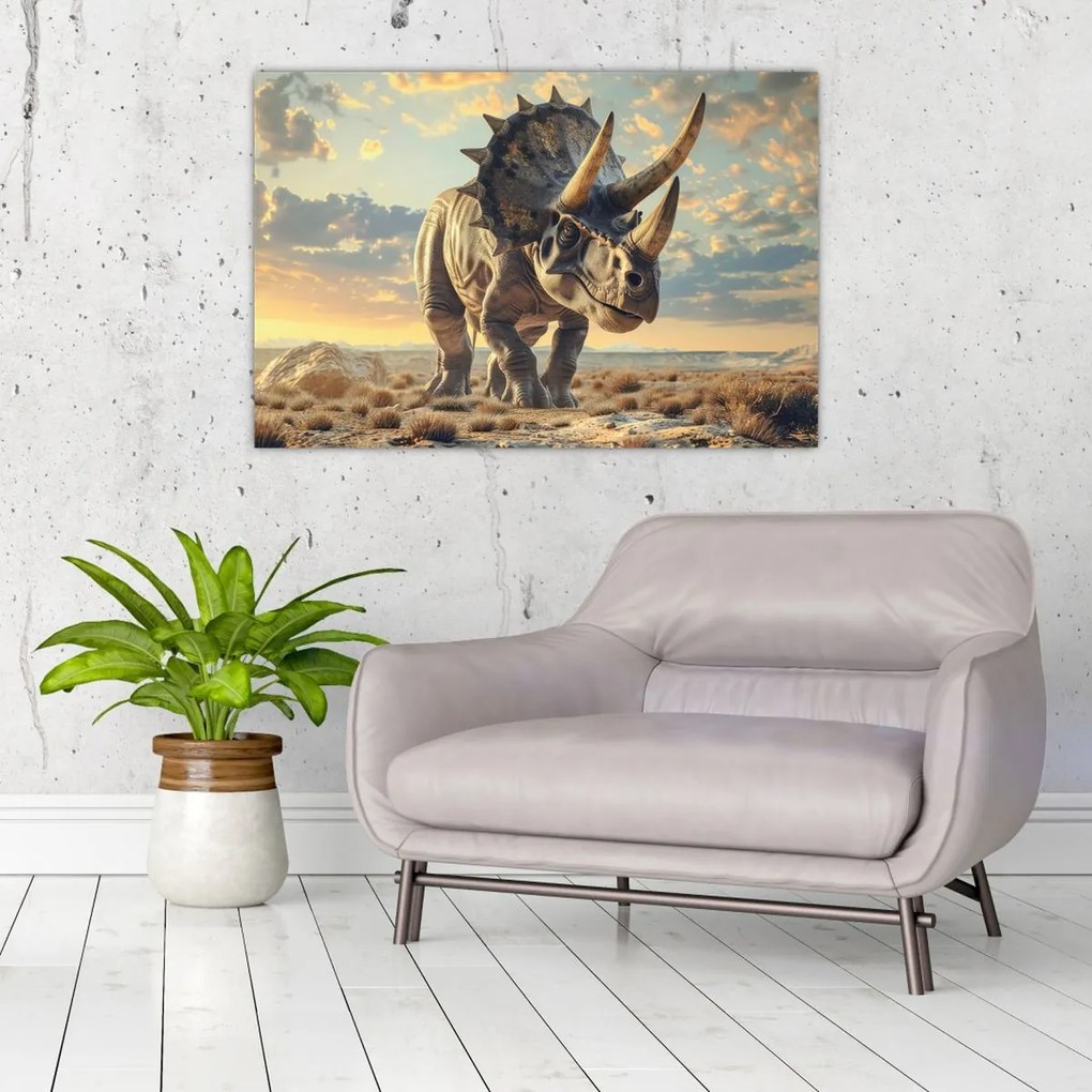 Kép - Triceratops (90x60 cm)