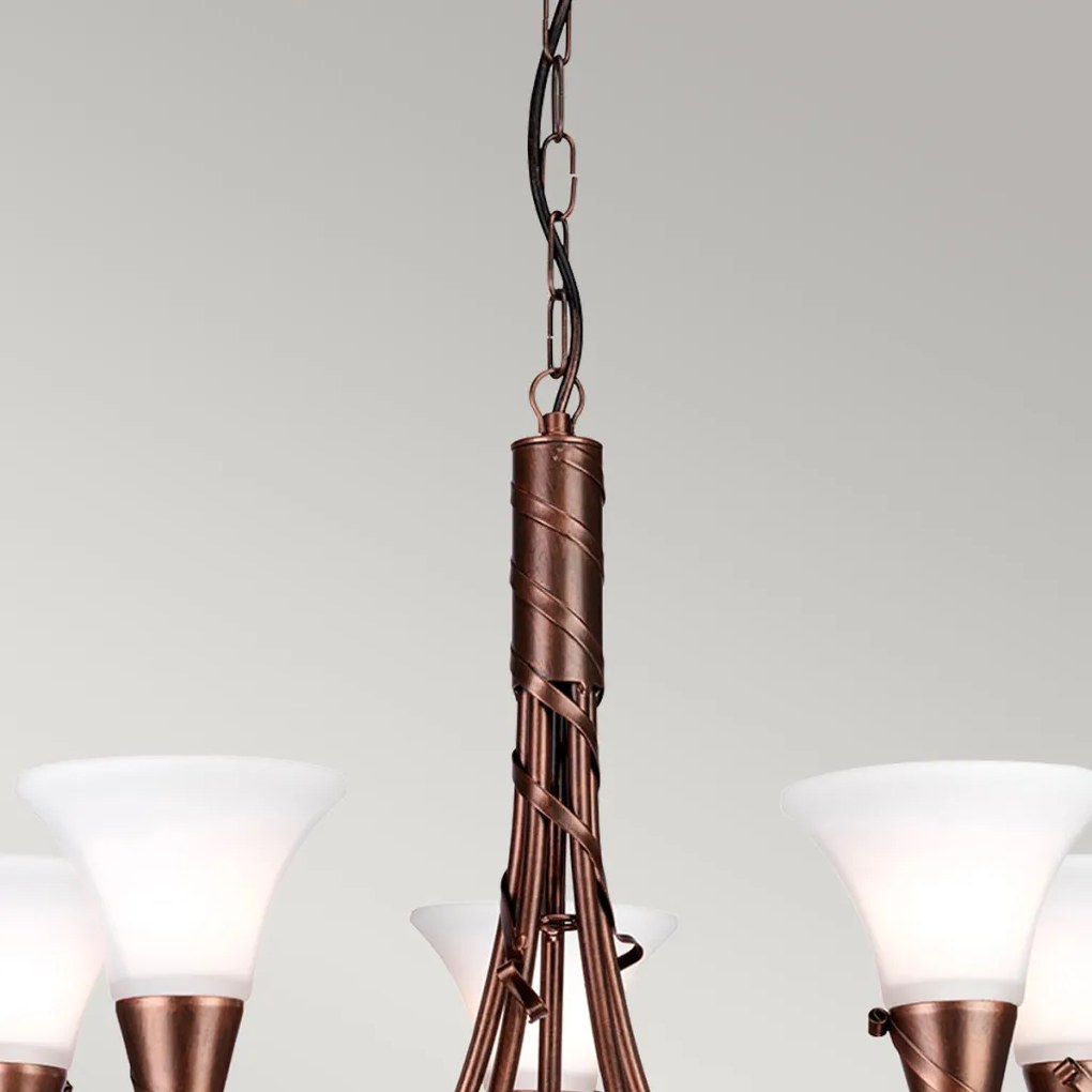 Elstead Lighting EMILY EM5-COPPER Csillár 5x60W/E14