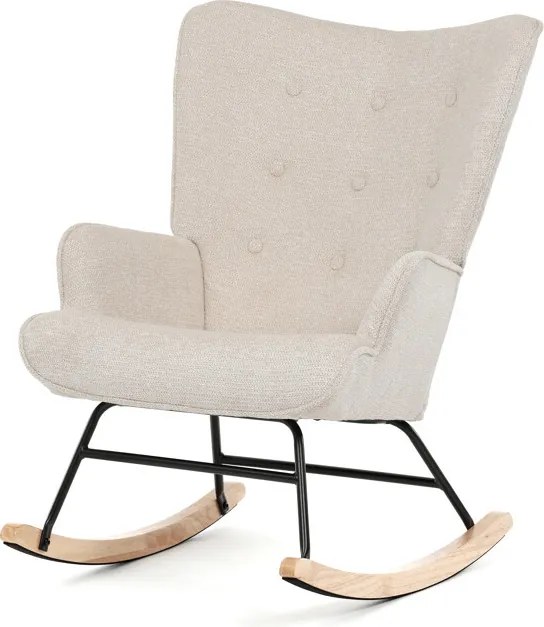 Hintaszék, bézs, szövet, AK-373 CRM2