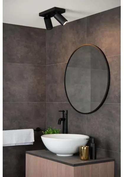 Lucide 09930/10/30 - LED Dimmelhető spotlámpa TAYLOR 2xGU10/5W/230V IP44