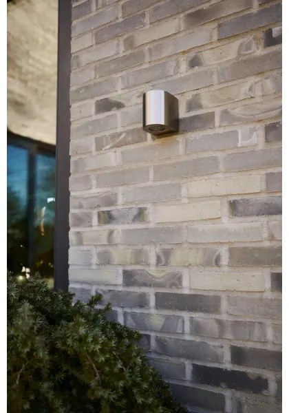 Nordlux - LED kültéri fali lámpa CANTO 2xLED/6W/230V IP44 rozsdamentes acél