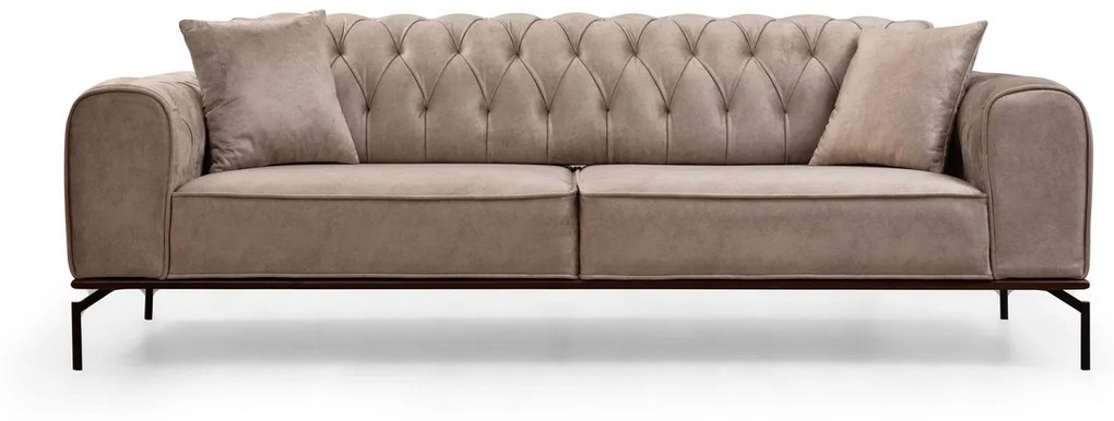 Design 3-személyes kanapé Tamarice 230 cm krém