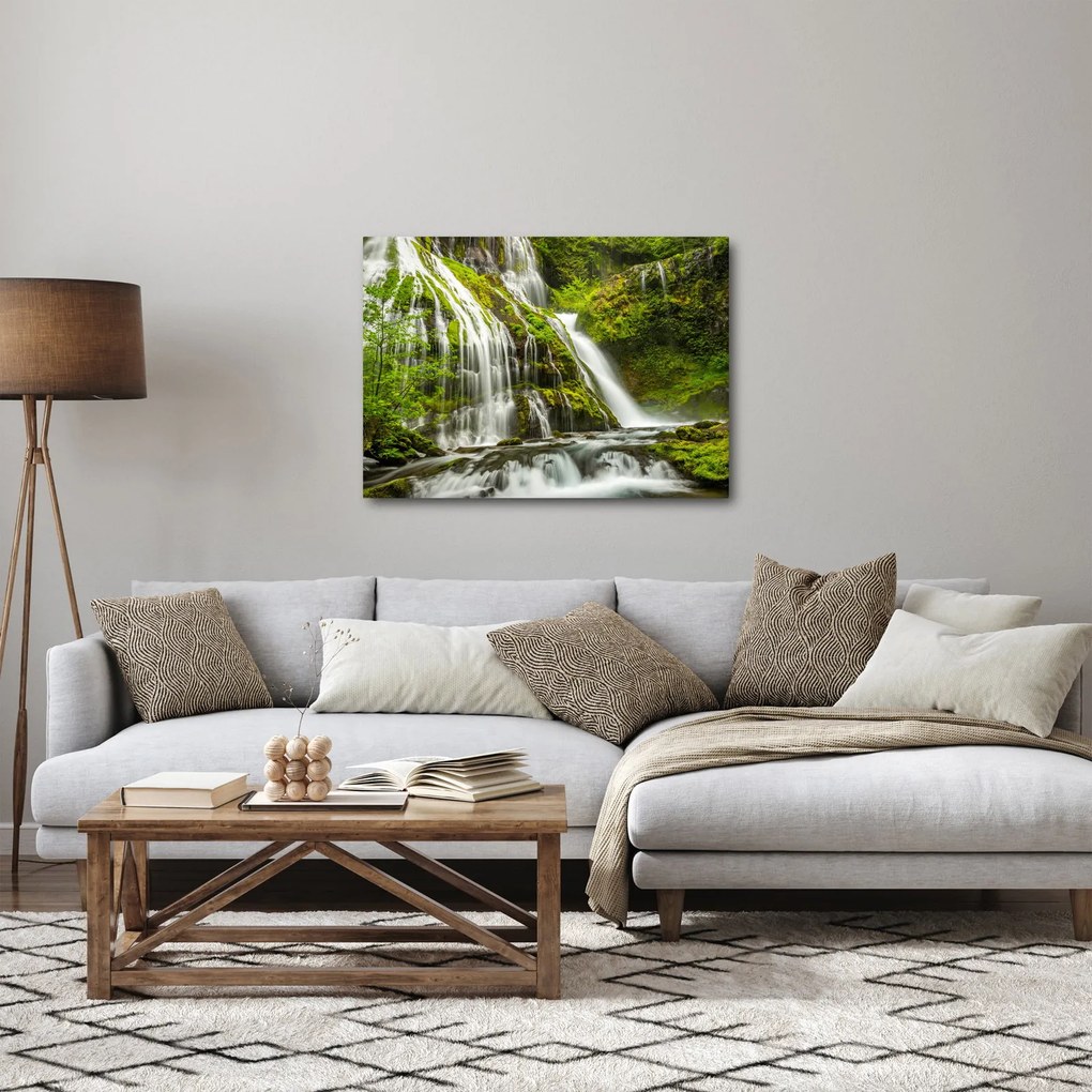Kép - Vízesés, Wind River Valley (70x50 cm)