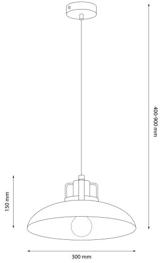 Brilagi - LED Csillár zsinóron FLAMENGO 1xE27/60W/230V fehér