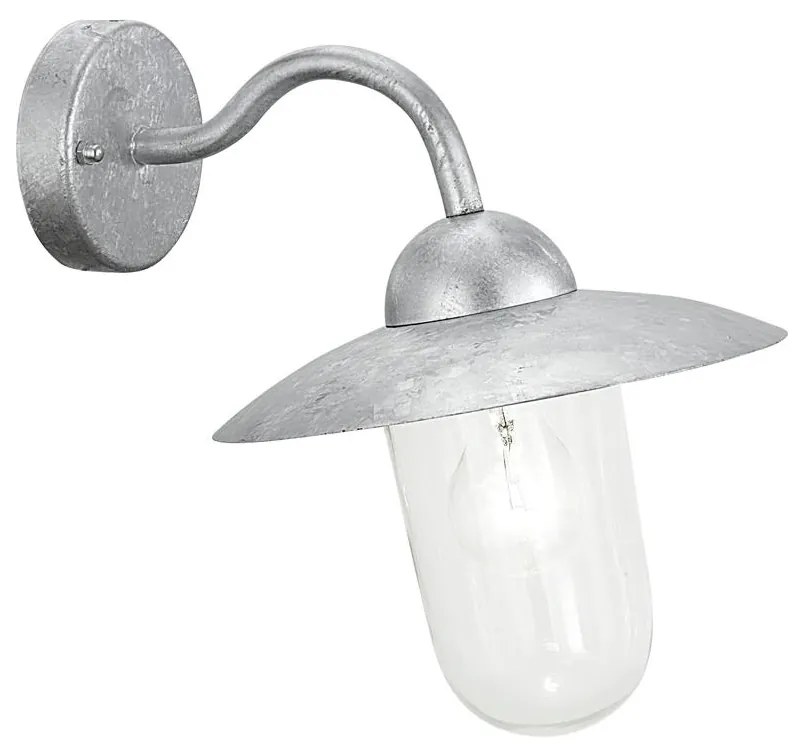 EGLO 88489 - MILTON kültéri fali lámpa 1xE27/60W horganyzott acél