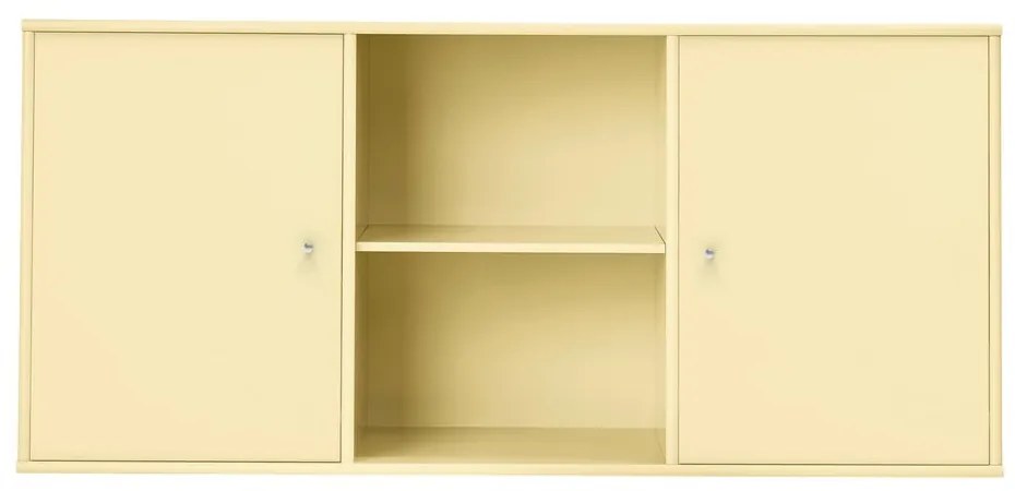 Világossárga alacsony függő komód 133x61 cm Mistral – Hammel Furniture
