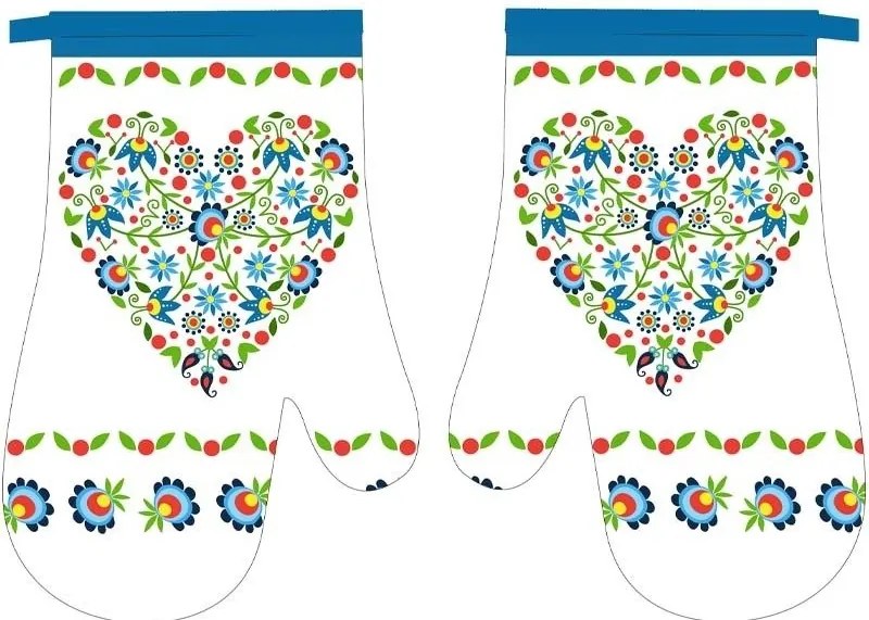 BLUE HEART konyhai kesztyű