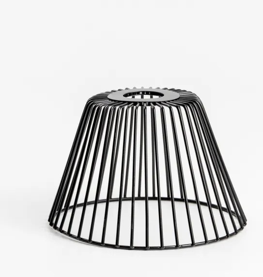 Brilagi - LED felületre szerelhető csillár CERIA WIRE 1xE27/40W/230V átm. 21 cm fekete/tölgy