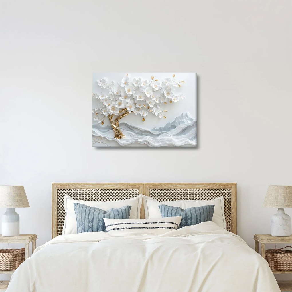 Kép – 3D elegáns életfa (70x50 cm)