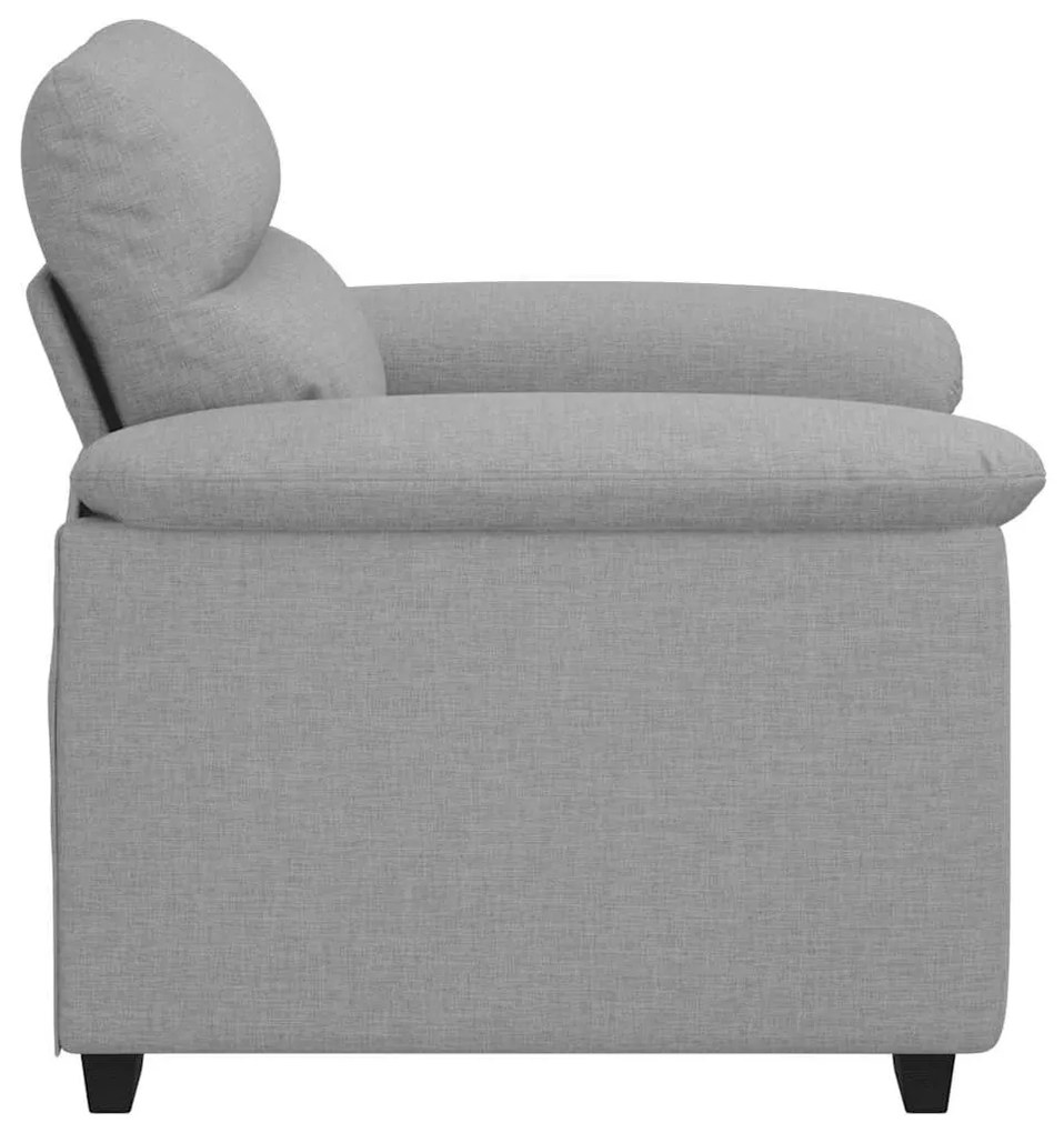felhőszürke szövet kanapé 60 cm