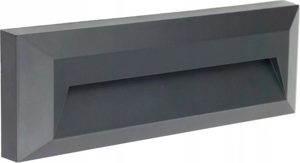 Mur Pc falba szerelhető kültéri világítás, sötétszürke diszkrét