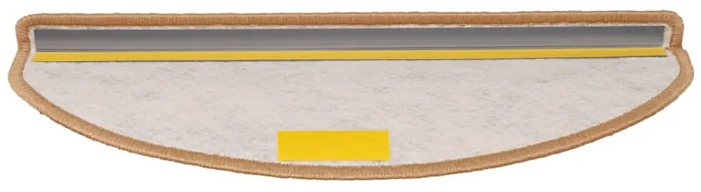 15 db szizálhatású szizálszínű öntapadó lépcsőszőnyeg 65x21x4cm