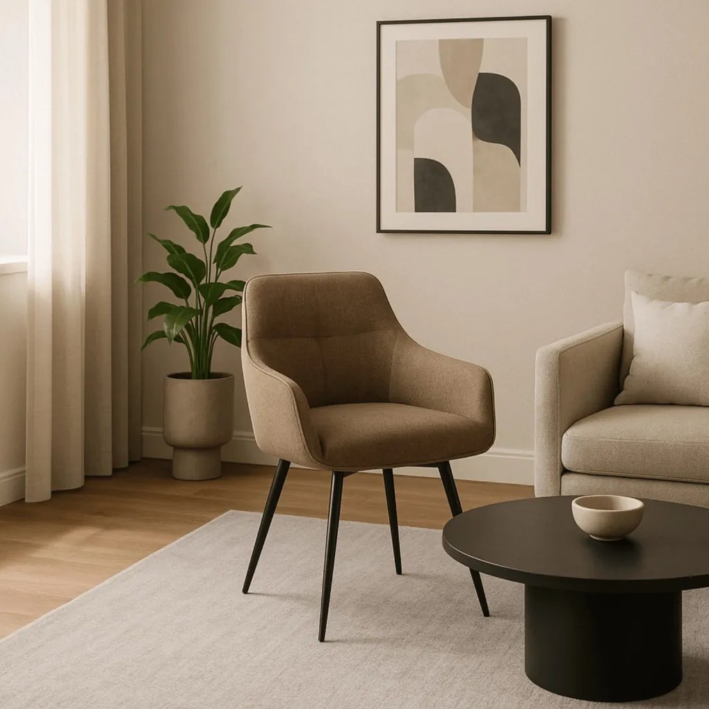 LARISA forgószék bézs