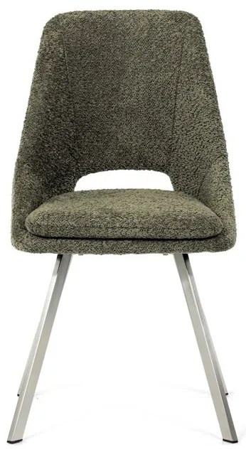 Zöld Bouclé Étkezőszék. DCL-W1174 GRN2