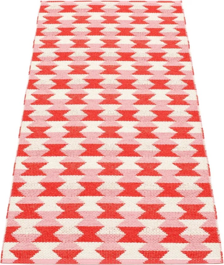 Piros kültéri-beltéri futószőnyeg 70x160 cm Dana Coral – Pappelina