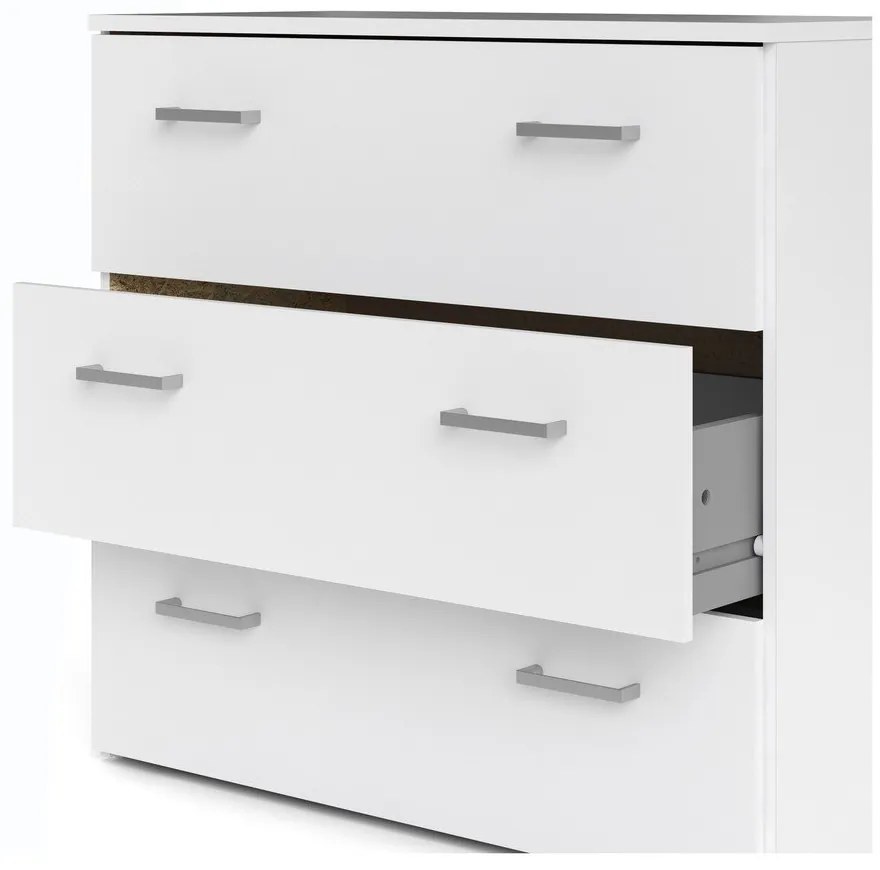 Fehér alacsony komód 74x70 cm Space – Tvilum