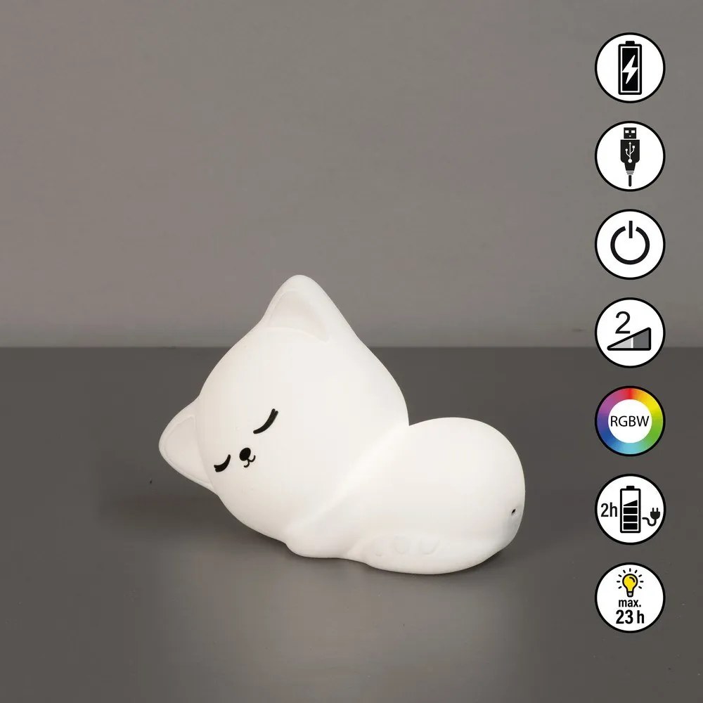 Fehér gyerek éjjelilámpa Mia – Fischer &amp; Honsel