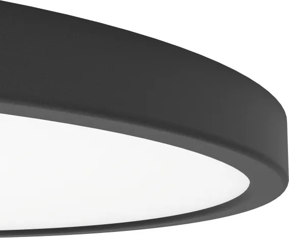 Eglo 901725 - LED RGBW dimmelhető fürdőszobai mennyezeti lámpa FUEVA-Z LED/17,5W/230V 38,9cm IP44 fekete
