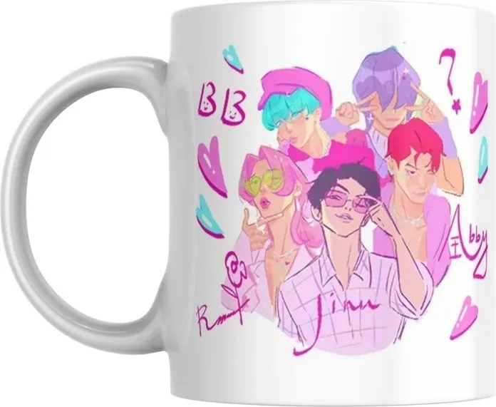 K-pop Démonvadászok Saja Boys porcelán bögre 315 ml (11 oz) Díszdobozban