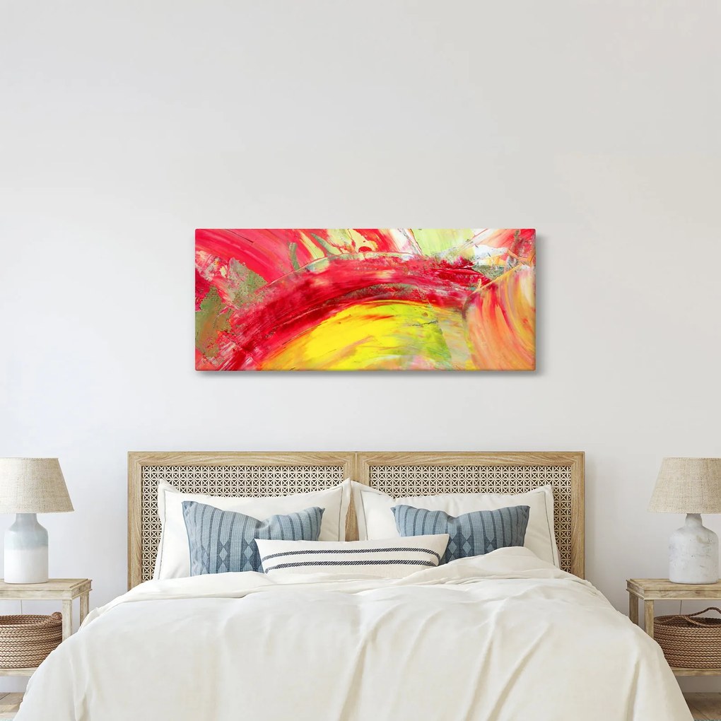 Absztrakció kép - festmény (120x50 cm)