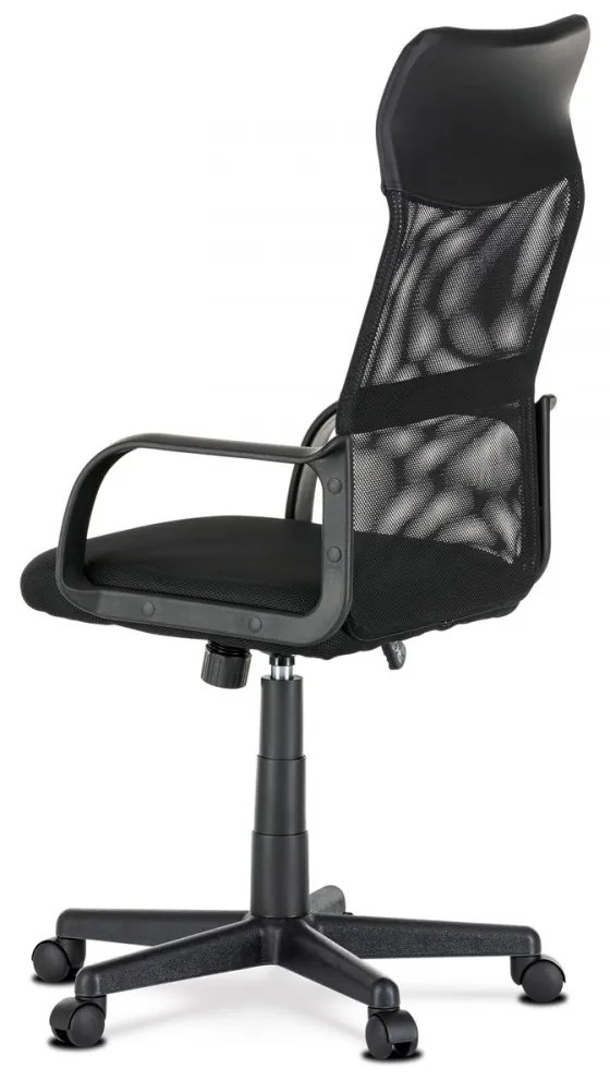 Scaun pivotant de birou cu mecanism de pivotare, negru Ka-L601