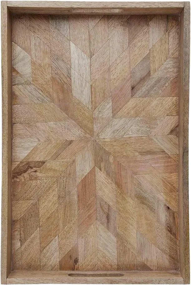 MANGO DAYS mangófa tálca, szögletes 46 x 31cm