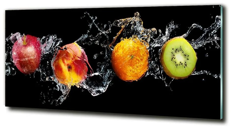 Egyedi üvegkép Gyümölcs és víz cz-obglass-125x50-148249825