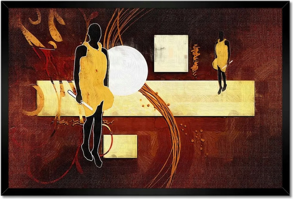 Poszterek keretben 60x40 Afrika harcosai