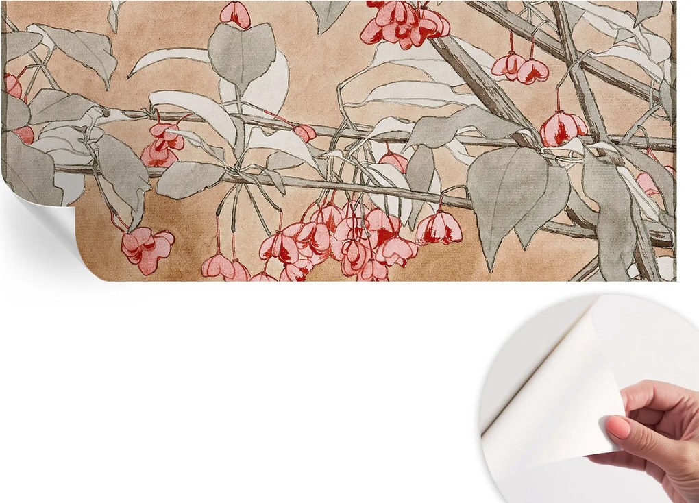 Öntapadós fali fotótapéta a szobába Virágos harmónia 250x104 cm